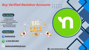 Buy Verified Nextdoor Accounts